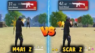 Thumbnail: Garena Free Fire // Free Fire SCAR,M4A1 and M14 test after OB40 update // OB40 update changes#gaming
