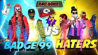 Thumbnail: Badge99 vs Haters🔥 Red Custom Match Must Watch - Garena Free Fire | Free Fire custom video