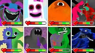 Thumbnail: Garten of Banban 0-8 - All FINAL BOSSES in BRIGHT Mode with Healthbars