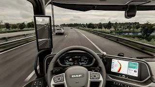 Thumbnail: 4K Realistic Ultra Graphics v1.61 DAF | Euro Truck Simulator 2 Snowymoon Mod Full Gameplay