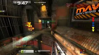 Thumbnail: Quake Live: Ironworks 66% rg 42% lg 13k dmg 7-2 beating