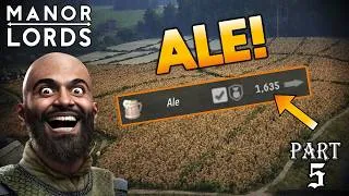 Thumbnail: Supplying Our Growing Cities with Ale | Manor Lords Beginners Guide! [Part 5]
