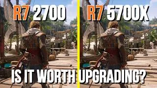 Thumbnail: Is It Worth Upgrading? | Ryzen 7 2700 vs Ryzen 7 5700x | 4 Different Game Engines Tested