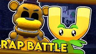 Thumbnail: Golden Freddy vs. Gold Magnet - FNAF vs. PVZ. RAP BATTLE! (DGPRB)
