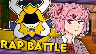 Thumbnail: Asgore vs Natsuki - UNDERTALE vs. Doki Doki Literature Club. RAP BATTLE! (DGPRB)
