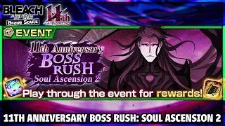Thumbnail: Bleach: Brave Souls - 11th Anniversary Boss Rush: Soul Ascension 2 Event (PS5 1440p)