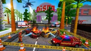 Thumbnail: SCHOOL PARTY CRAFT — TAXI CRASHES INTO A CAR! MASSIVE FIRE & CHAOS!