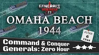 Thumbnail: Omaha Beach 1944 | C&C Generals Zero Hour | WW2 Mod