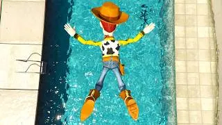 Thumbnail: GTA 5 Water Ragdolls WOODY Jumps/Fails #41 (Euphoria Physics, Funny Moments)
