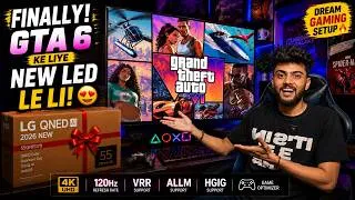 Thumbnail: Finally New LED Le Liya😍GTA 6 Ab Isi TV Par Khelunga! PS5 Setup Upgrade