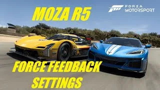 Thumbnail: Moza R5 Wheel Settings | Forza Motorsport Force Feedback Settings!