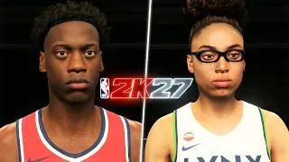 Thumbnail: NBA 2K27: All NBA & WNBA Rookies Face Scans