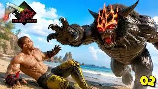 Thumbnail: I Lost EVERYTHING on Day 2 😭 Chaos Indo Rex Killed All My Dino 😭😭 : Ark Primal Chaos & Descended #2