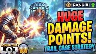 Thumbnail: TRAIL CAGE! 😱 Get HUGE Damage Points & Top The Leaderboard! (LOJ Best Strategy)