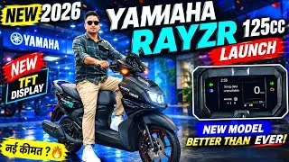 Thumbnail: 2026 New Yamaha RayZR 125CC TFT Display Model Launch ♥️ 