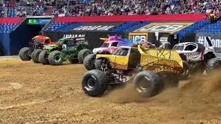 Thumbnail: Monster Truck Ultimate Jump Challenge 🚀 Giant Ramps, Massive Air Time & Crazy Freestyle Stunts