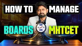 Thumbnail: How to Prepare for Boards and MHT-CET Parallelly | Class 12 Preparation Tips #hsc2027 #mhtcet2027