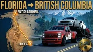 Thumbnail: ATS Longest Hotshot Trucking - Florida to Canada | American Truck Simulator