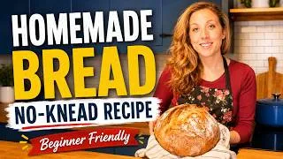 Thumbnail: Homemade Bread No Knead | Beginner Bread Making