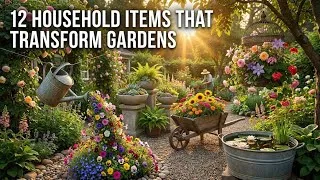 Thumbnail: 12 Household Items That Make Brilliant Garden Features 🌿 Budget-Friendly DIY Ideas