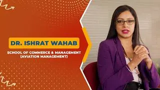 Thumbnail: Dr. Ishrat Wahab on Aviation & Hospitality Careers | Future-Ready Training at Garden City University