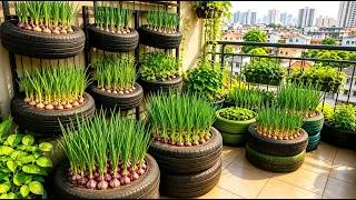 Thumbnail: Beginner’s Secret Genius Recycled Gardening Ideas for Small Balconies & Rooftops