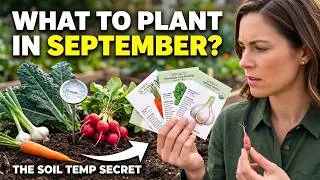 Thumbnail: 15 Crops to Plant NOW in September (Zone 5–10)
