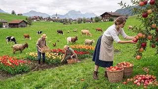 Thumbnail: Peaceful Farm Life | Harvesting Fresh Fruits, Farm Animals & Countryside Living