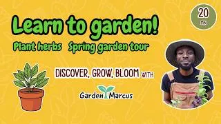 Thumbnail: Learn to plant herbs! | Spring Garden Activity | Learning videos for kids | Movement | Colors