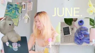 Thumbnail: a week in june - crochet & knitting, exploring pop-up stores & pokemon cards