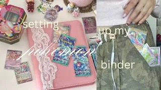 Thumbnail: yapping & setting up my pokemon binder