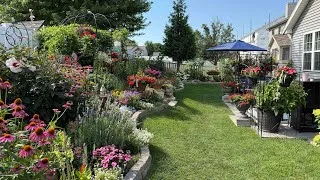 Thumbnail: Flower Power in a Small Yard |  Colorful Small Space Garden Tour!!