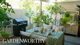 Thumbnail: Backyard Patio Tour of a Coastal Home in Cardiff California | Backyard Tour