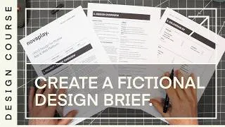 Thumbnail: Generate a Design Brief in MINUTES With AI