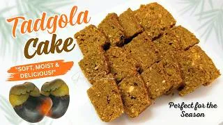 Thumbnail: Ripe Tadgola Cake | Palm Fruit Cake | Moist Ice Apple Cake | Nungu, Nadu Munjalu, Taal, Thaatinongu