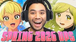 Thumbnail: Ranking THE BEST Spring 2026 Anime Openings