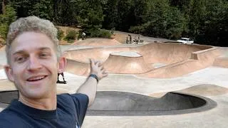 Thumbnail: They built a MASSIVE new skatepark by my house!