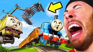 Thumbnail: Thomas The Tank Engines Most CURSED Animations.. (You Will Cringe)