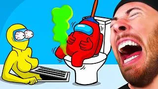 Thumbnail: The FUNNIEST Among Us animations of all time!
