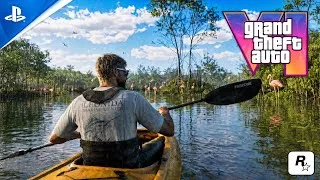 Thumbnail: GTA 6 Gameplay Extended Look – Exploring Grassrivers & Vice City 4K PS5 (Concept)