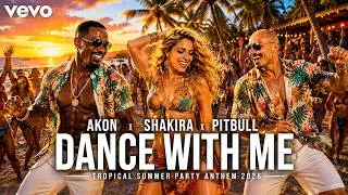 Thumbnail: Akon x Shakira x Pitbull - Dance With Me 🌴 Tropical Summer Party 2026 | Beach Dance Pop