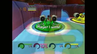 Thumbnail: Fuzion Frenzy - Bumper Race Speedrun in 0:42