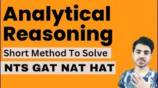 Thumbnail: Analytical Reasoning Tips | NTS GAT NAT Preparation