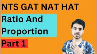 Thumbnail: NAT NTS GAT Preparation Ratio And Proportion Part 1