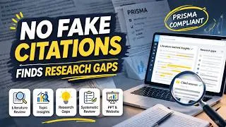 Thumbnail: This AI Does PRISMA-Compliant Literature Reviews I No Fake Citations I Better Than ChatGPT