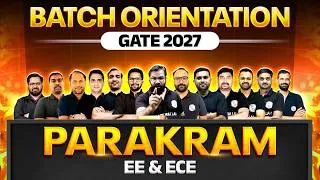 Thumbnail: GATE 2027 Preparation | EE & ECE | Parakram Batch Orientation Session