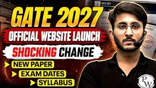 Thumbnail: GATE 2027 Official Website Launch | New Paper, Important Dates & Syllabus | IIT Madras Latest Update