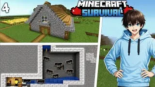 Thumbnail: I MADE BEST XP FARMS IN MY SURVIVAL WORLD 🔥I Minecraft PE Survival Series #4