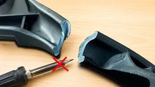 Thumbnail: Amazing Plastic Repair Technique Invented by a 65-Year-Old Mechanic! Without Plastic Welding