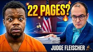Thumbnail: "22 PAGES of HISTORY?" Judge Fleischer's BRUTAL Truth Bomb